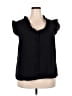 Unbranded Black Short Sleeve Blouse Size 1X - photo 1