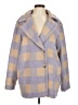 Shein 100% Polyester Checkered-gingham Purple Coat Size 8 - 10 - photo 1