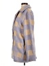 Shein 100% Polyester Checkered-gingham Purple Coat Size 8 - 10 - photo 5