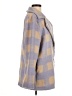 Shein 100% Polyester Checkered-gingham Purple Coat Size 8 - 10 - photo 4
