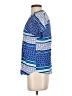 Escapada Blue Short Sleeve Blouse Size XS - photo 5