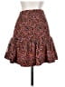 A.L.C. 100% Silk Paisley Red Silk Skirt Size 2 - photo 2
