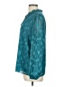 Fred David Teal 3/4 Sleeve Blouse Size L - photo 5