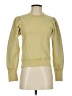 Unsubscribed Solid Yellow Sweatshirt Size XS - photo 1