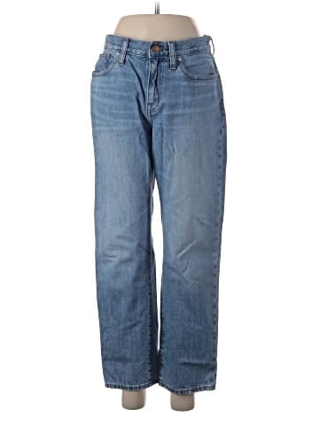 Madewell The Petite Slouchy Boyjean in Riverspring Wash (view 1)