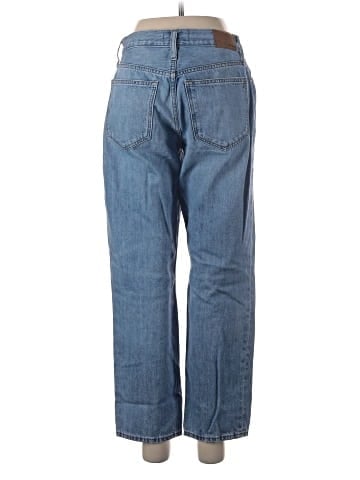 Madewell The Petite Slouchy Boyjean in Riverspring Wash (view 2)