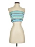 Shein 100% Polyester Teal Tube Top Size 4 - photo 1