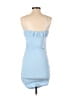 Hello Molly 100% Polyester Solid Blue Cocktail Dress Size 4 - photo 2