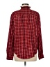Ann Taylor Checkered-gingham Red Long Sleeve Blouse Size M - photo 2