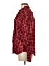 Ann Taylor Checkered-gingham Red Long Sleeve Blouse Size M - photo 5