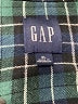 Gap 100% Cotton Plaid Green Long Sleeve Button-Down Shirt Size XL - photo 7