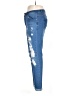 Shein Curve Hearts Blue Jeans Size 0X - photo 5