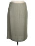 St. John Chevron-herringbone Gray Formal Skirt Size 8 - photo 1