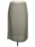 St. John Chevron-herringbone Gray Formal Skirt Size 8 - photo 2