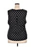 Perch by Blu Pepper Black Sleeveless Blouse Size 3X - photo 2
