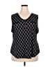 Perch by Blu Pepper Black Sleeveless Blouse Size 3X - photo 1