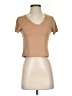 Olivia Rae Tan Short Sleeve T-Shirt Size XS - photo 1