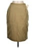 Kenar 100% Nylon Solid Tan Casual Skirt Size 8 - photo 1