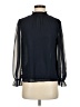 1.State 100% Polyester Black Long Sleeve Blouse Size S - photo 1