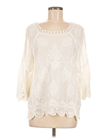 Democracy 3/4 Sleeve Blouse (view 1)