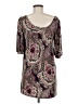 Unyx Purple 3/4 Sleeve Blouse Size M - photo 2