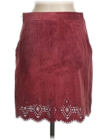Maeve Leather Skirt (view 2)