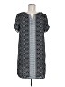 DR2 100% Polyester Print Gray Casual Dress Size M - photo 1