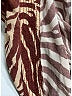 Zimmermann 100% Silk Animal Print Brown Burgundy Kimono Size 8 (2) - photo 9