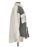 Baltic Born Houndstooth Ivory Long Sleeve Blouse Size S - photo 4