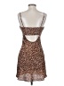 Isalis 100% Polyester Animal Print Brown Casual Dress Size S - photo 2