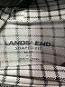 Lands' End Houndstooth Silver Long Sleeve Blouse Size 10 - 12 - photo 7