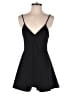 Blue Blush Solid Black Romper Size M - photo 1