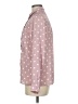 Timing 100% Polyester Polka Dots Pink Long Sleeve Blouse Size M - photo 5