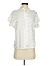 Shein Ivory Short Sleeve Blouse Size 2 - photo 1