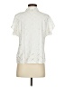 Shein Ivory Short Sleeve Blouse Size 2 - photo 2
