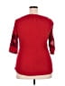 Assorted Brands Red 3/4 Sleeve Top Size 3X - photo 2