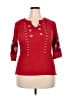 Assorted Brands Red 3/4 Sleeve Top Size 3X - photo 1