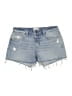FRAME Hearts Blue Denim Shorts Size 26 waist - photo 1