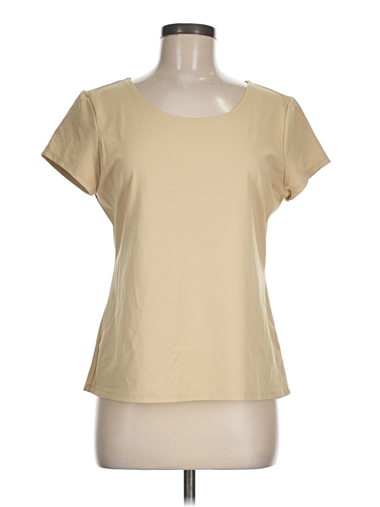 Pre-owned Ruby Rd. Short Sleeve T-shirt In Brown