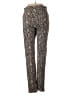 Coco + Carmen Animal Print Gold Brown Casual Pants Size S - photo 2