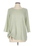 Assorted Brands Green 3/4 Sleeve Top Size L - photo 1