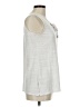 Sweet Rain Silver Sleeveless Blouse Size M - photo 4