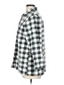 Riders by Lee 100% Polyester Checkered-gingham Gray Long Sleeve Blouse Size L - photo 5