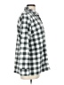Riders by Lee 100% Polyester Checkered-gingham Gray Long Sleeve Blouse Size L - photo 4