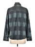 32 Degrees Plaid Gray Long Sleeve Blouse Size L - photo 2