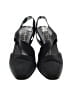 Amalfi Black Heels Size 9 - photo 2