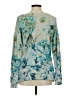 Soft Surroundings 100% Cotton Teal Pullover Sweater Size M - photo 2