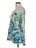Soft Surroundings 100% Cotton Teal Pullover Sweater Size M - photo 5