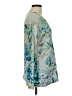 Soft Surroundings 100% Cotton Teal Pullover Sweater Size M - photo 4
