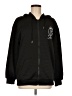 Unbranded 100% Polyester Graphic Black Zip Up Hoodie Size M - photo 1
